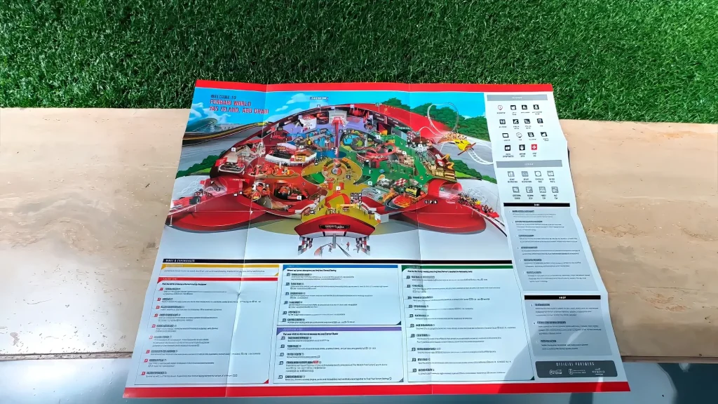 Карта парка Феррари