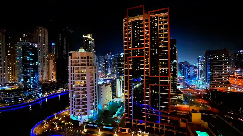 Ночной Дубаи