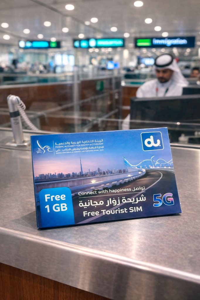 Конверт с сим-картой на стойке