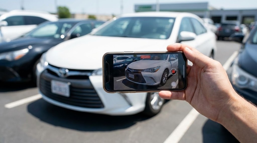 Видео фиксация при аренде авто  