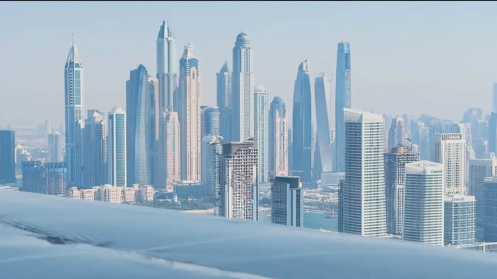 Вид на Дубаи