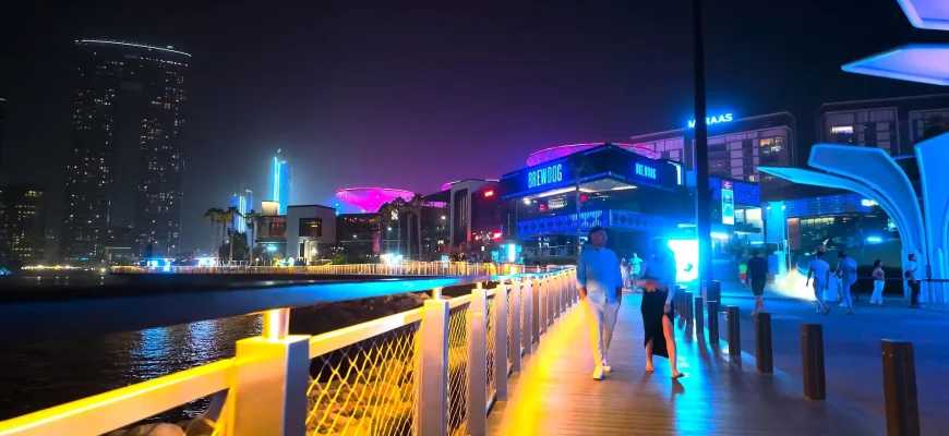 Ночной Дуабай