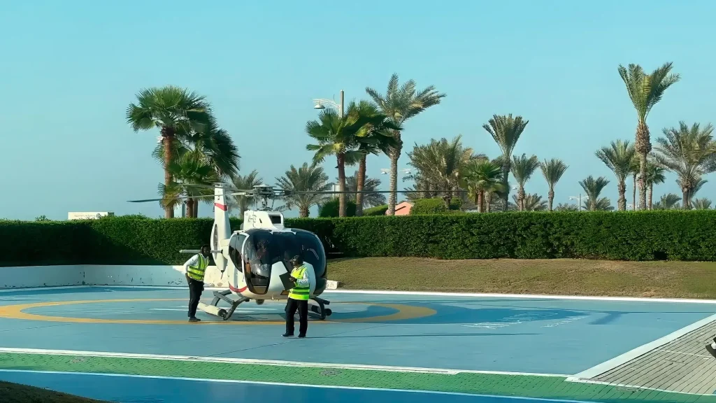 Посадочные места в вертолете