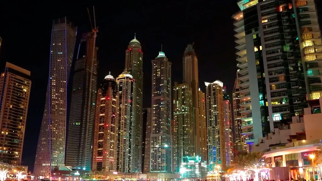 Ночной Дубай