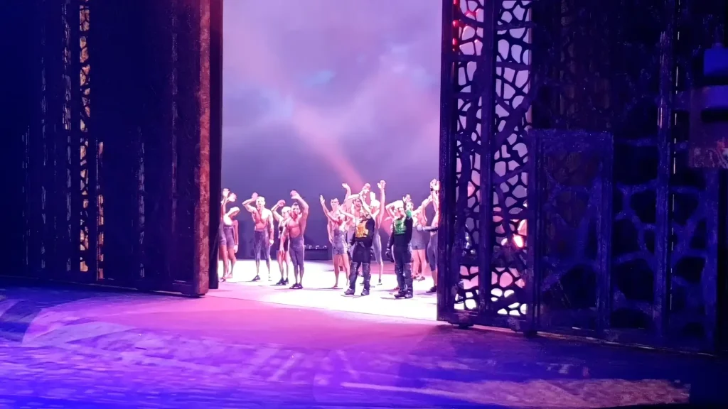 Финал шоу Ла Перла