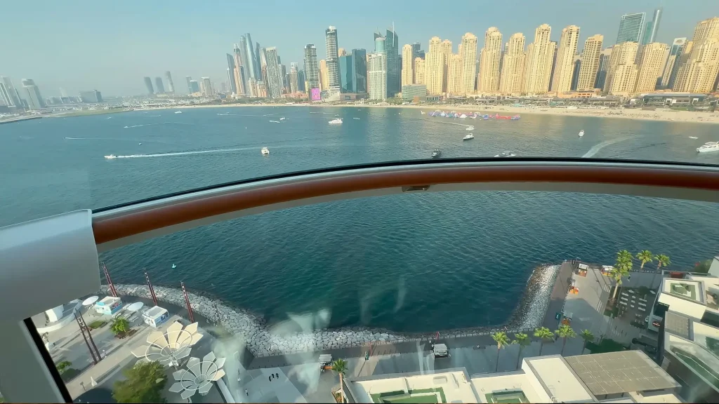 Вид с кабины Ain Dubai