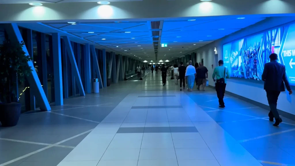 Бесконечный переход из метро.