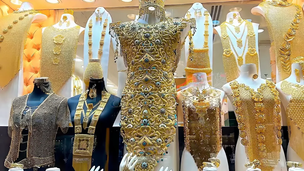 Платья с золотой нитью