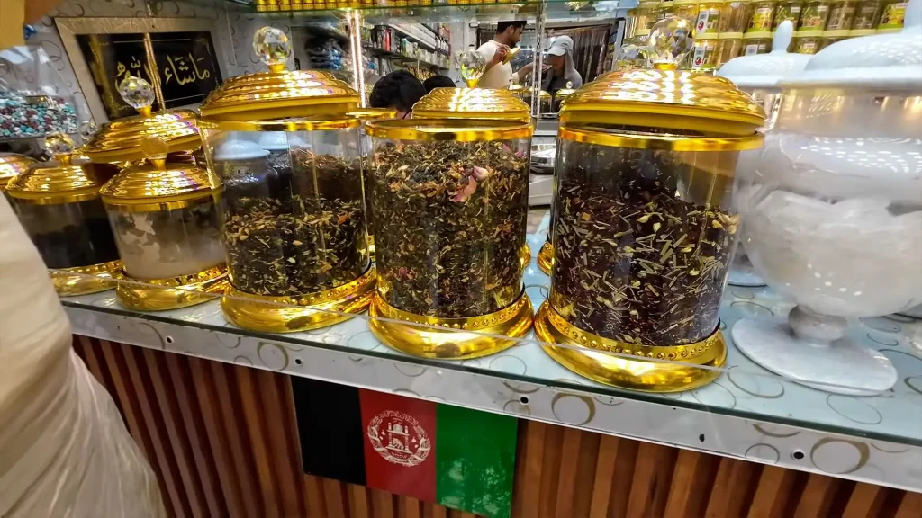 Чай на рынке Spice Souk