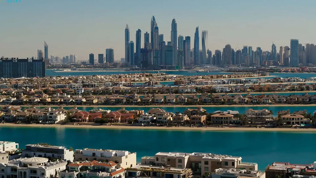 Вид на Марину с отсрова Пальма